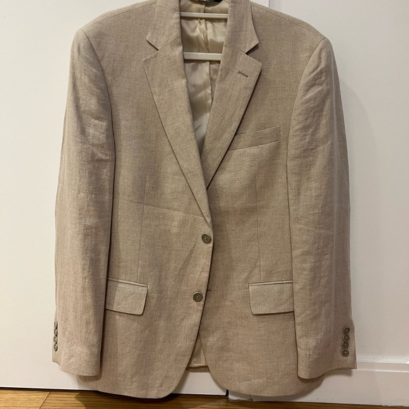 Nordstroms Men’s Shop Linen Jacket/Blazer - Picture 2 of 4